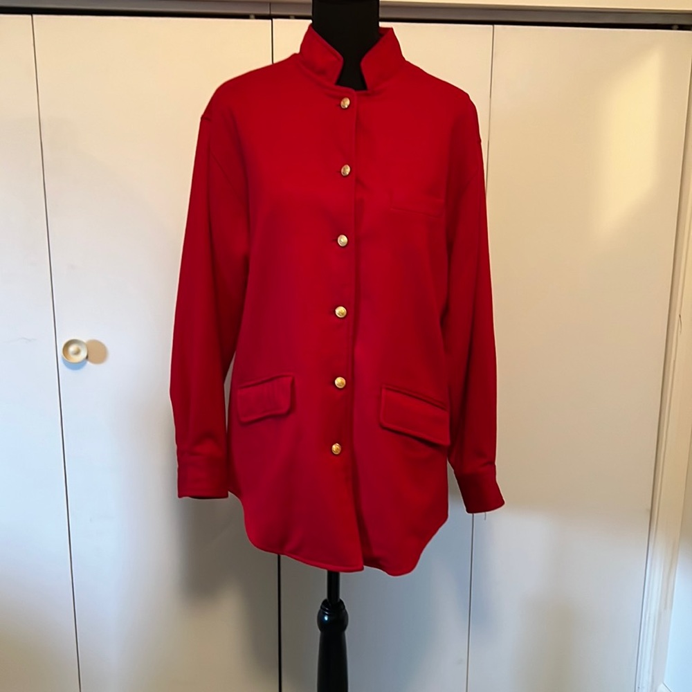 Faconnable wool military style jacket